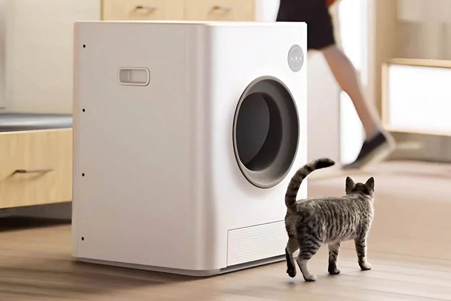 rolling litter box