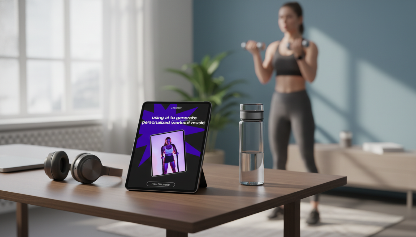 AI Workout Music Checklist: Personalized BPM Playlists